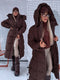 "ICEBERG" FC7617 ilga striukė - CHOCO